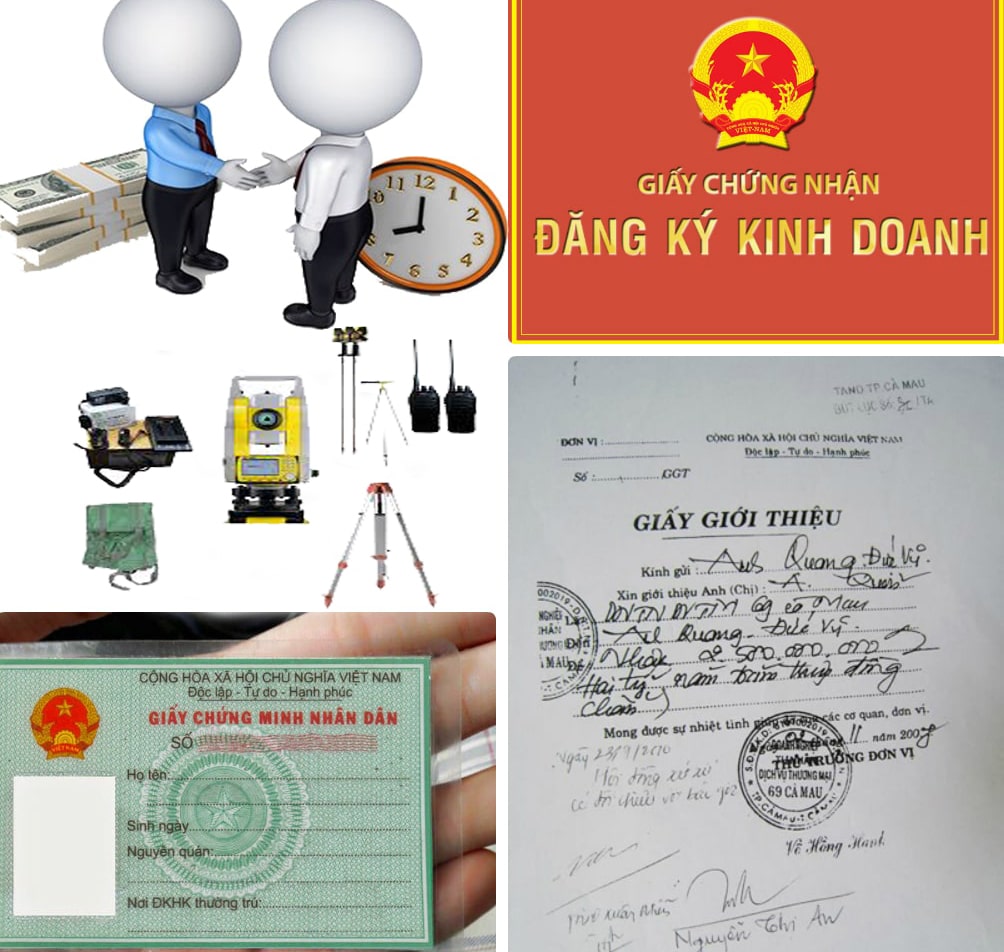 Các thủ tục cần khi thuê máy toàn đạc